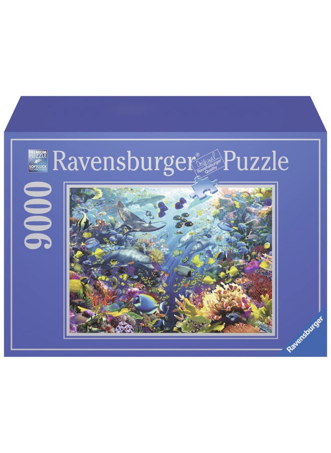 Ravensburger Underwater Paradise 9000 Piece Jigsaw Puzzle for Adults - 17807 - Handcrafted Tooling, Durable Blueboard, Every Piece Fits Together Perfectly