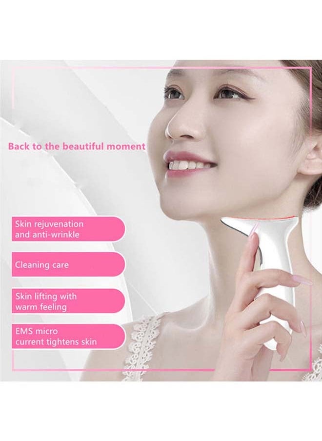 Double Chin Therapy Facial Lifting Vibration Neck Massager Multicolour