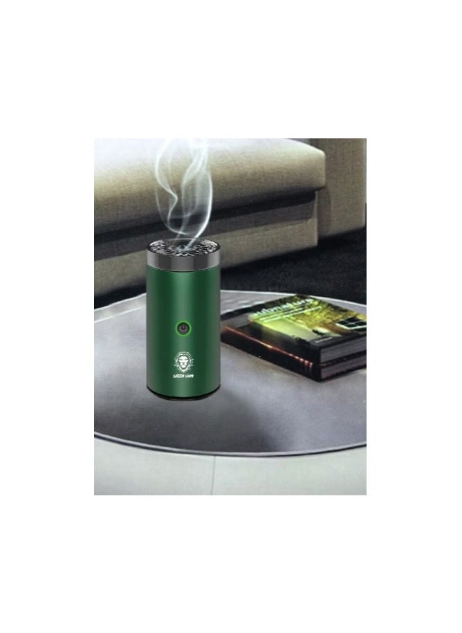 Electric Car Aroma Diffuser Rechargeable Strong Output Compression Atomization Green Lion Green