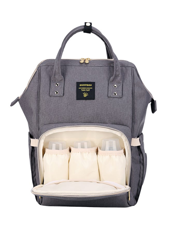 Mamma Diaper And Bottle Bag Set - Grey