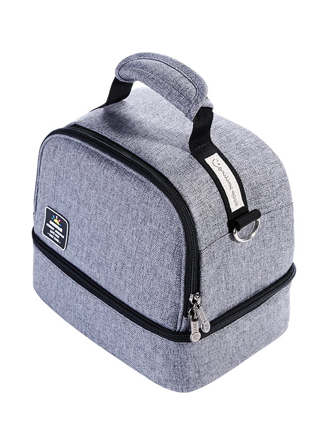 Mamma Diaper And Bottle Bag Set - Grey