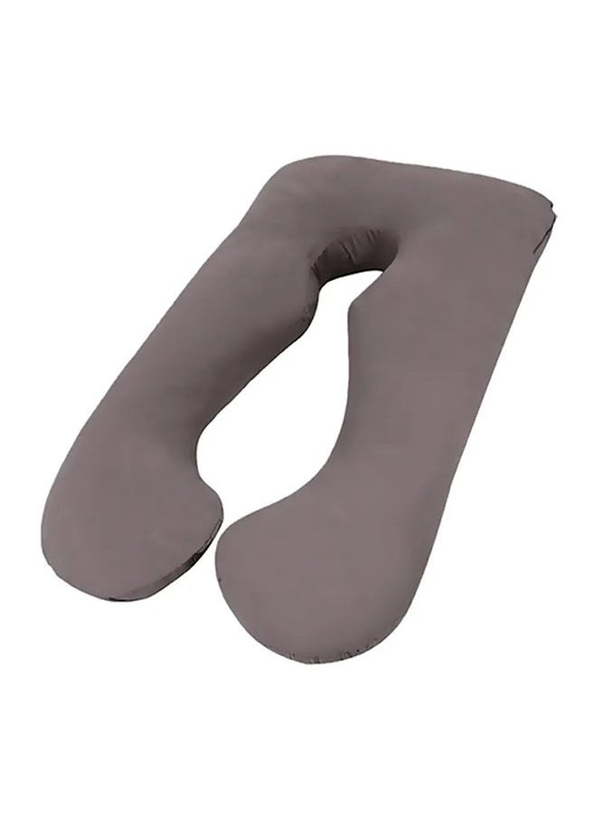 U Shape Multi-Functional Comfortable Maternity Pillow Polyester - Grey 70x25x120cm