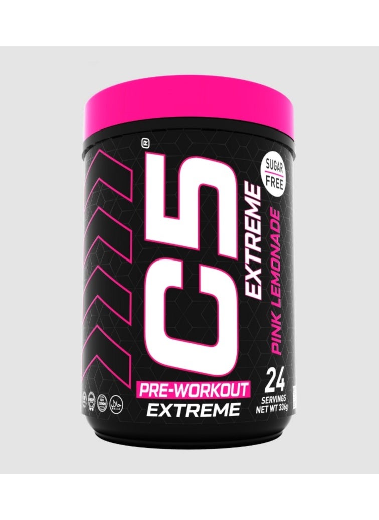 C5 Extreme Powder Pre-workout Blue Raspberry Flavor 24 Servings