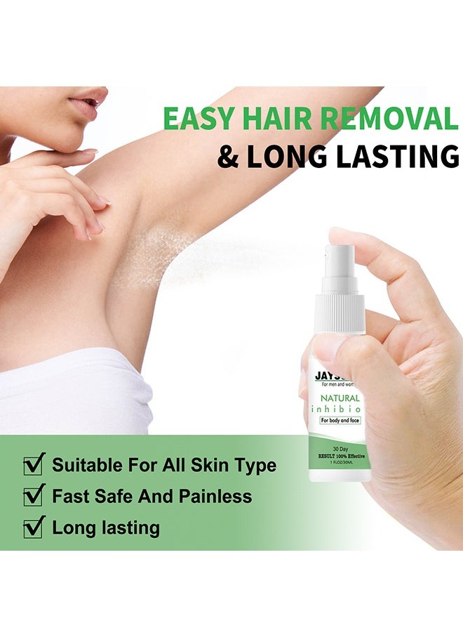 Natural Hair Removal Spray， Hair Removal Spray Foam Gentle Hair Removal Hair Removal Spray Non-irritating Smooth and Delicate Cleaning Care 30ML