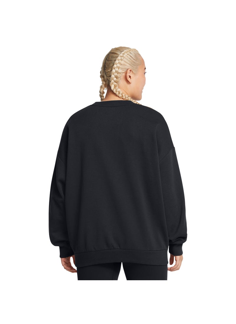 Women's UA Rival Fleece Oversized Crew Sweatshirt