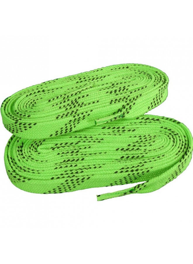 Elite Hockey Prolace Waxed Hockey Skate Laces (Lime, 84