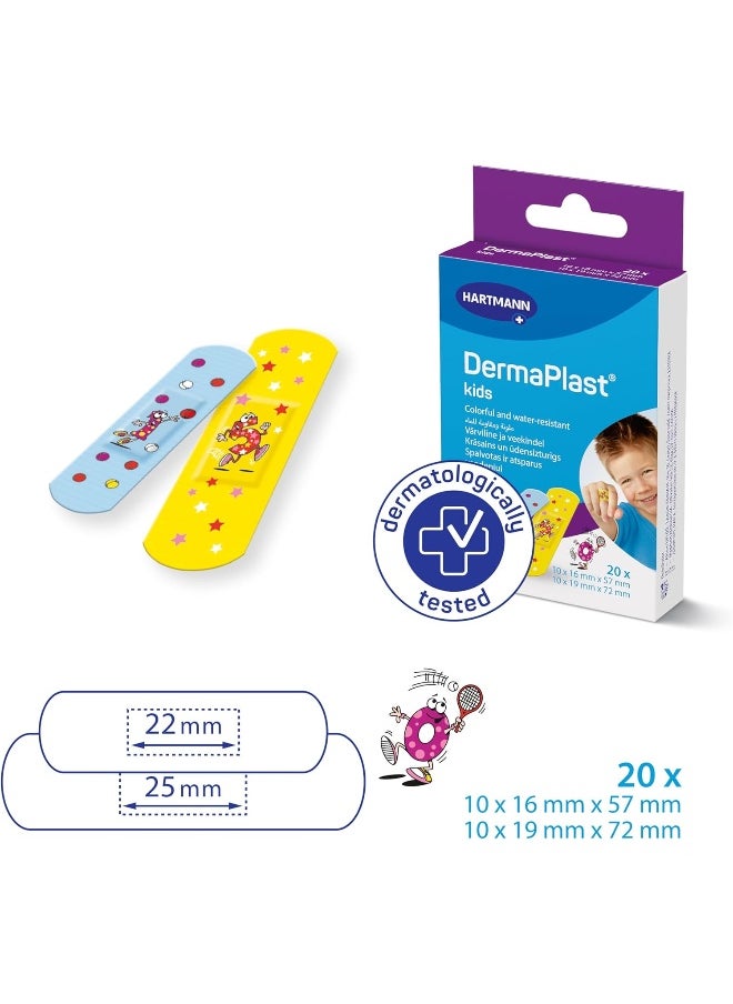 Kids Plasters 2 Sizes 20' S - 3 packs