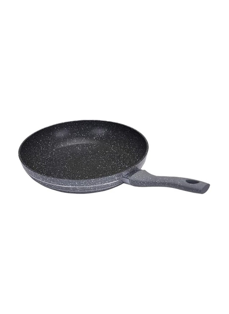 Fry Pan with Durable Marble Coating, 26CM – Induction Safe Non-Stick Frying/Sauté Pan, Forged Aluminium Construction – 3.8MM Induction Bottom – Skillet Pan