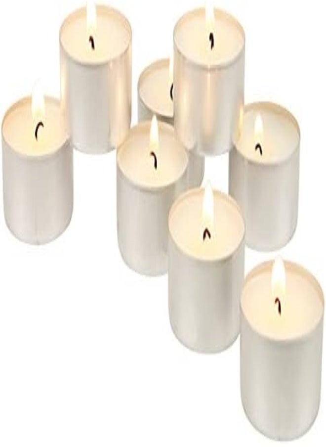 Stonebriar 200 Pack Unscented 8 Hour Extended Burn Time Tea Light Candles