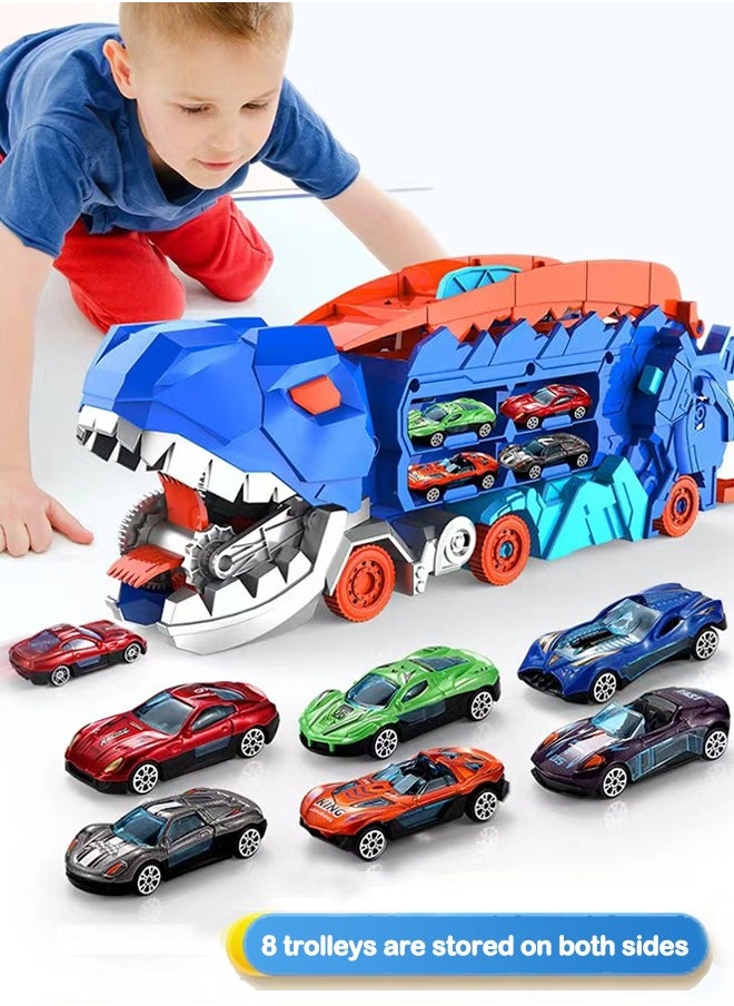 Folding Dinosaur Transport Car Game, Competitive Rolling Game for Eating and Storage, Casting Cars, New Products