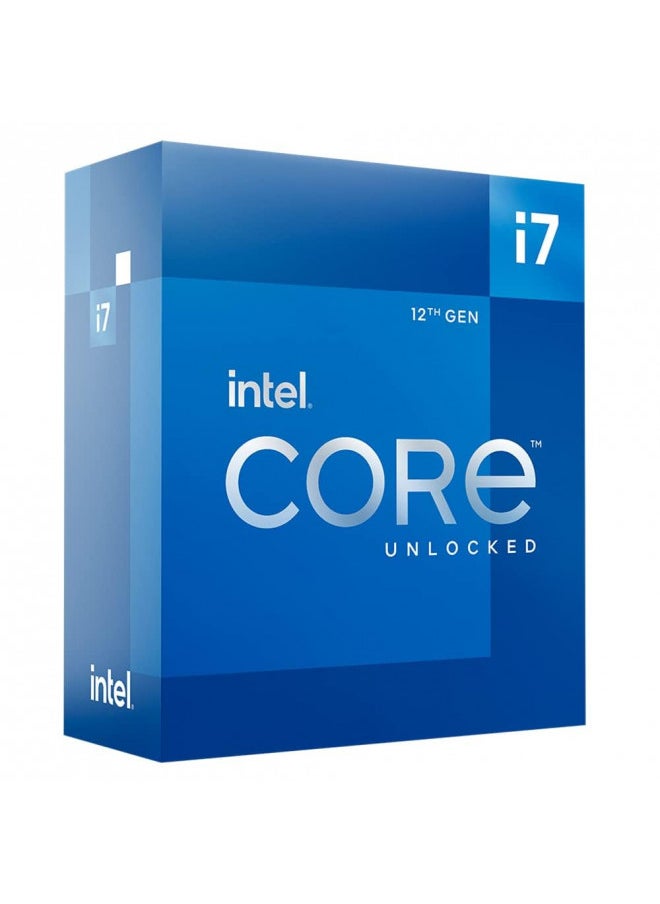 Intel Core i7-12700K Gaming Desktop Processor with Integrated Graphics and 12 (8P+4E) Cores up to 5.0 GHz Unlocked  LGA1700 600 Series Chipset 125W