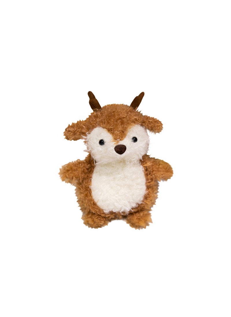 18 CM Cartoon Deer Plush Toy Soft Stuffed Cute Animal Doll For Girls And Boys All Ages Gift