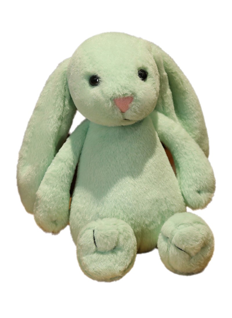 30 CM Cute Simulation Rabbit Plush Toy Soft Stuffed Cartoon Animal Doll For Girls And Boys All Ages Gift (Green)