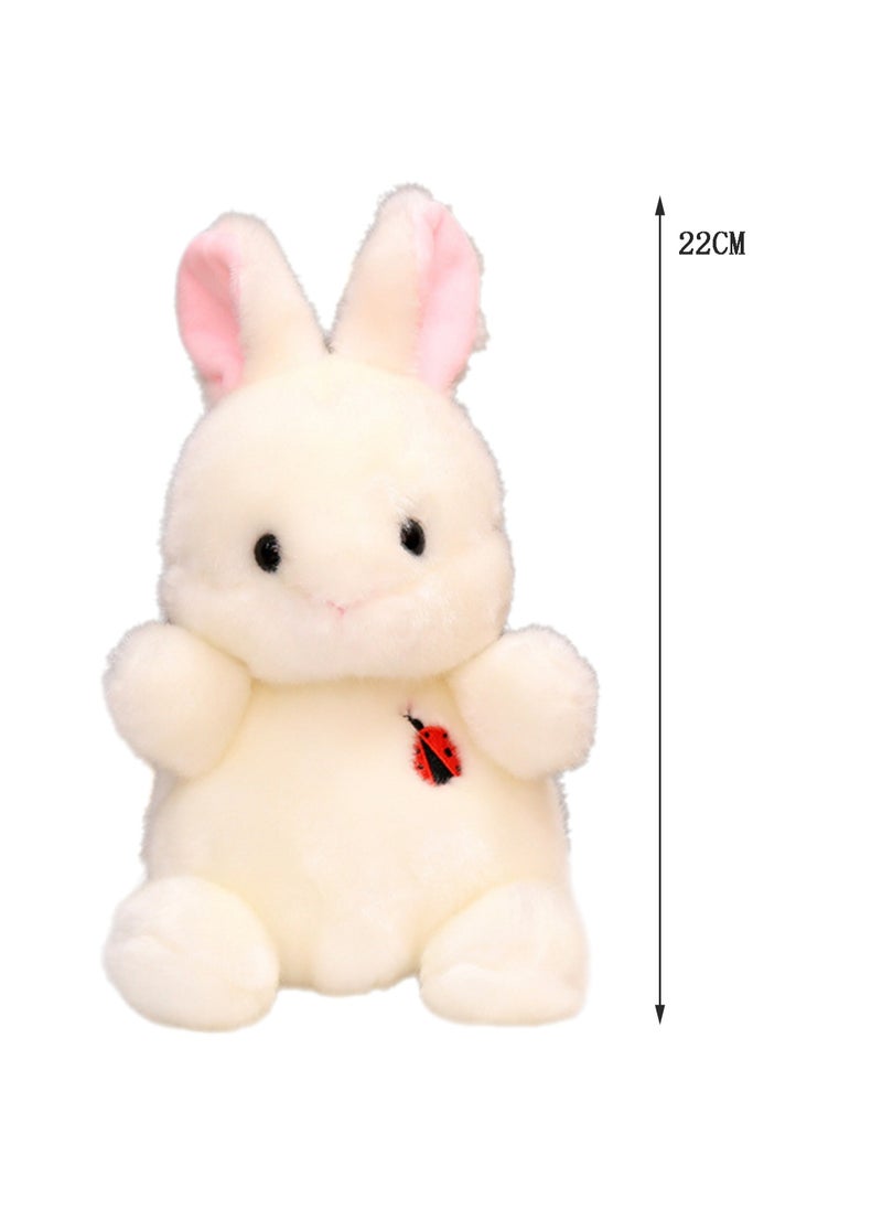 22 CM Cute Simulation Rabbit Plush Toy Soft Stuffed Cartoon Animal Doll For Girls And Boys All Ages Gift