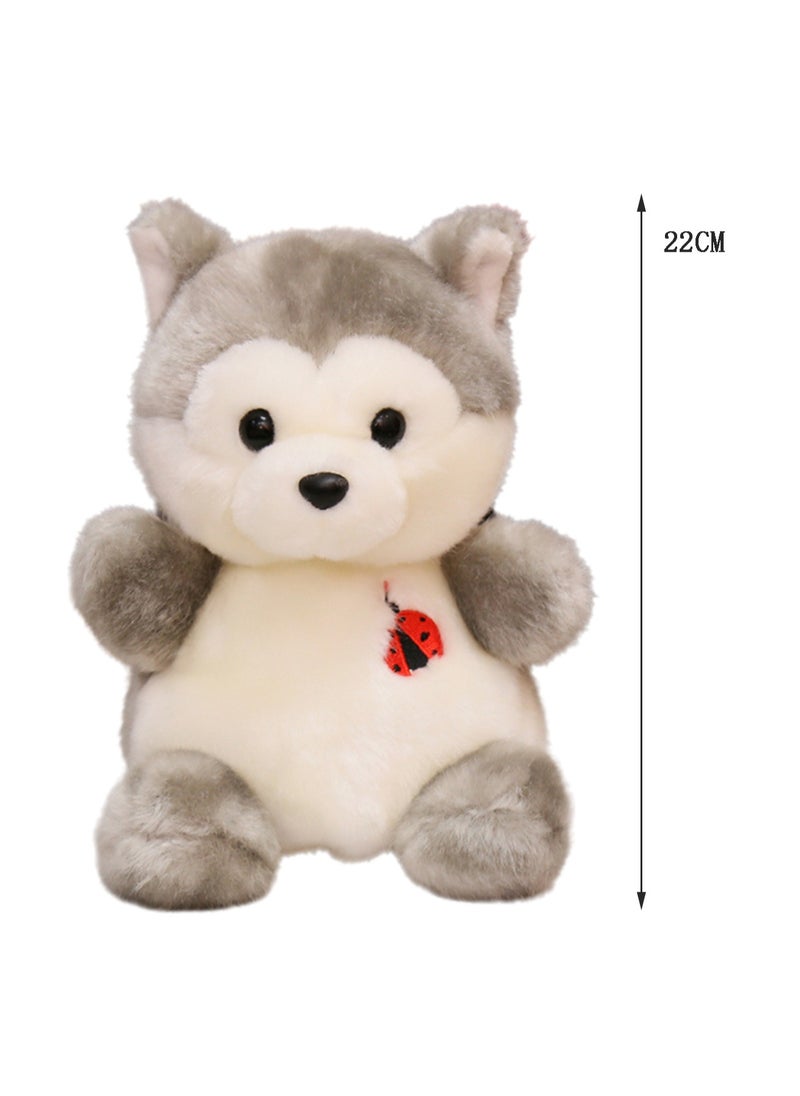 22 CM Cute Simulation Dog Plush Toy Soft Stuffed Cartoon Animal Doll For Girls And Boys All Ages Gift