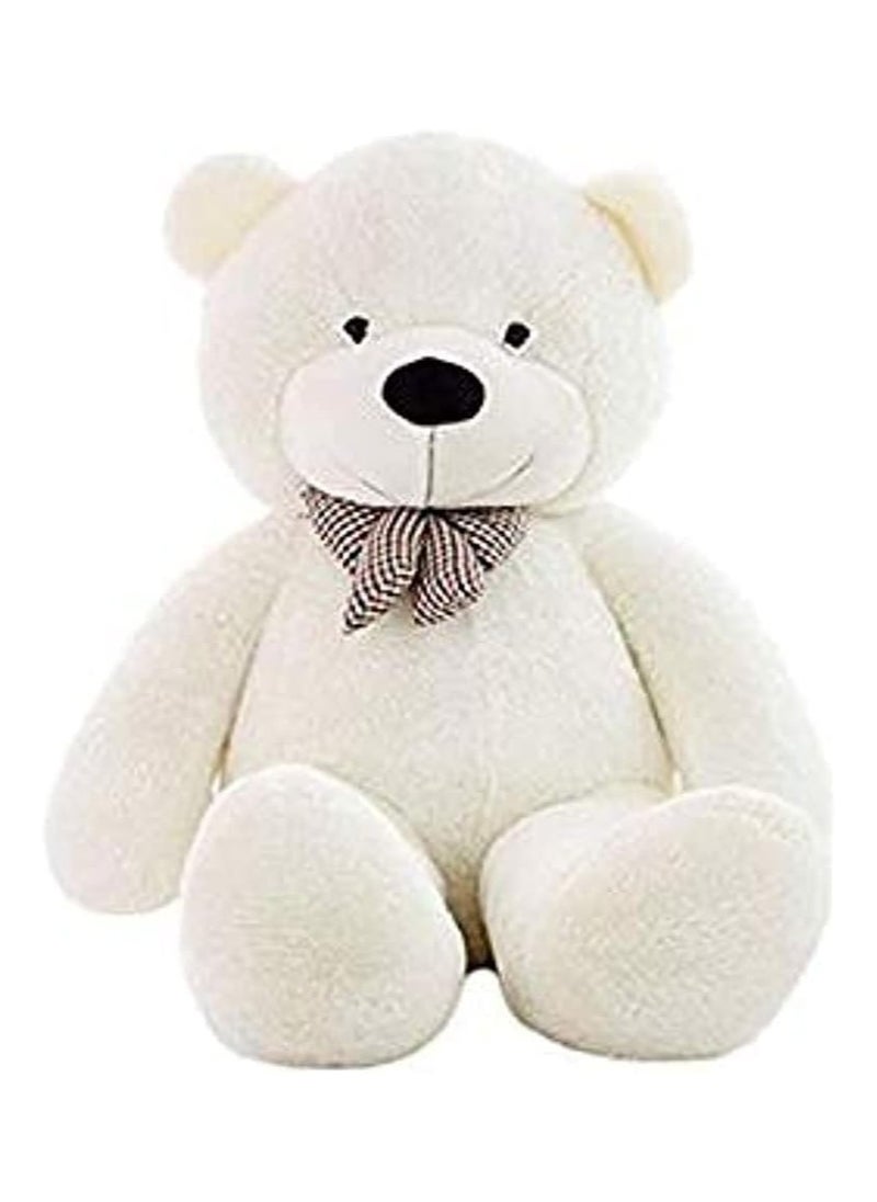 Giant Teddy Bear - 100cm White Plush Stuffed Toy Doll - Large Birthday Gift for Kids, Girlfriend, Wife - Adorable and Cuddly Companion for All Ages