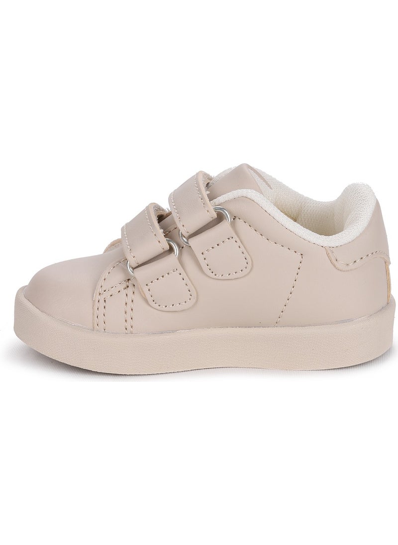 313.E19K.100 Oyo Light Up Girl/Boy Sneakers Beige