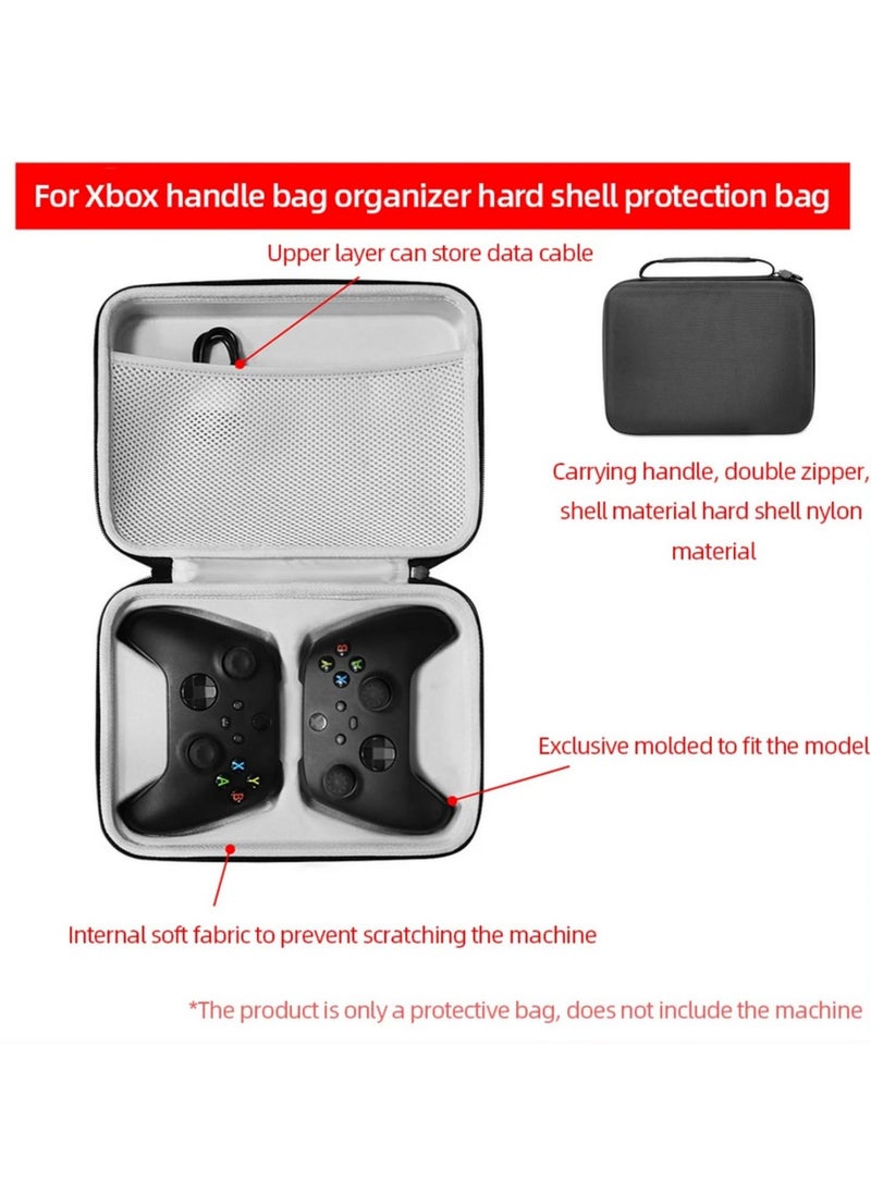 Dual Controllers Carrying Bag For Sony PS4 PS5 Gamepad Nylon Storage Case Shockproof Protective Handbag For Switch Pro/Xbox