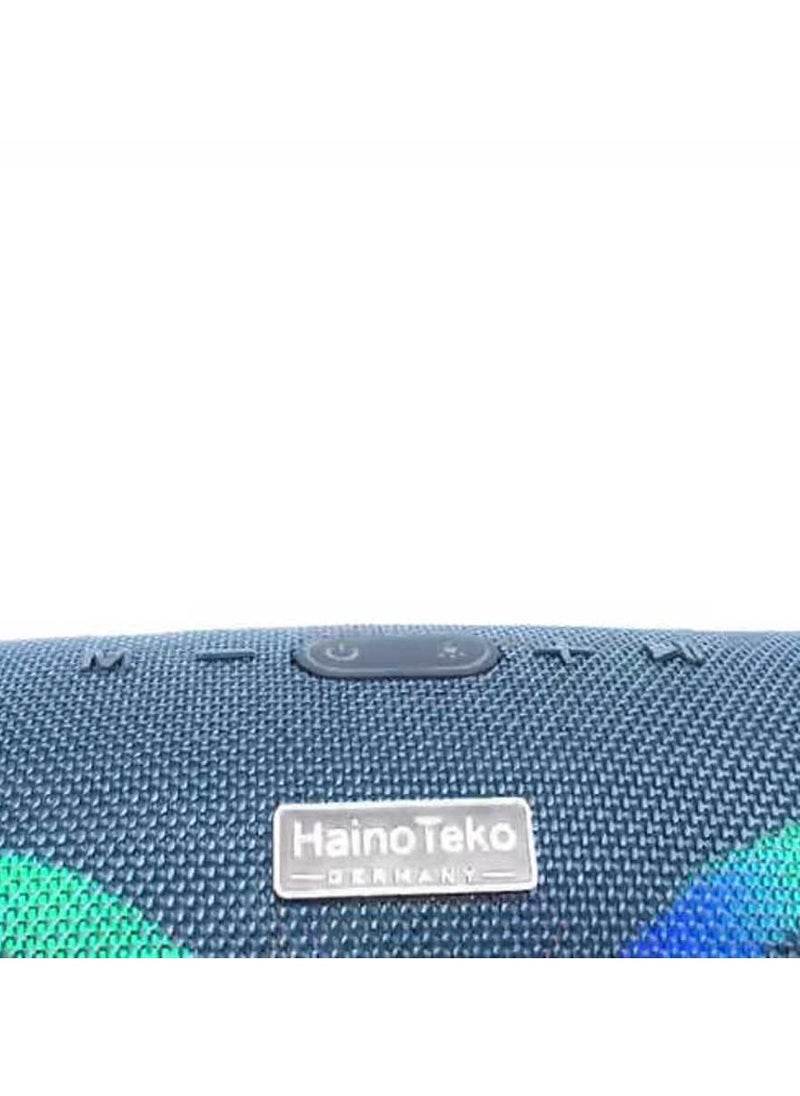 Haino Teko S66 Max Portable Wireless Speaker With High-Quality Audio RGB Lighting For Indoor and Outdoor Green