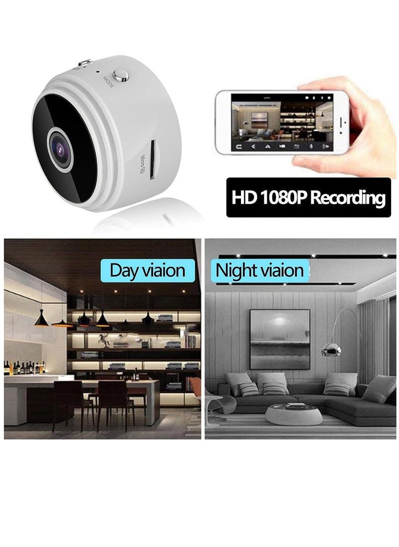 Mini Security Camera, 1080P High Definition Video Camera, Home Office Security Camera, Night Motion Detection