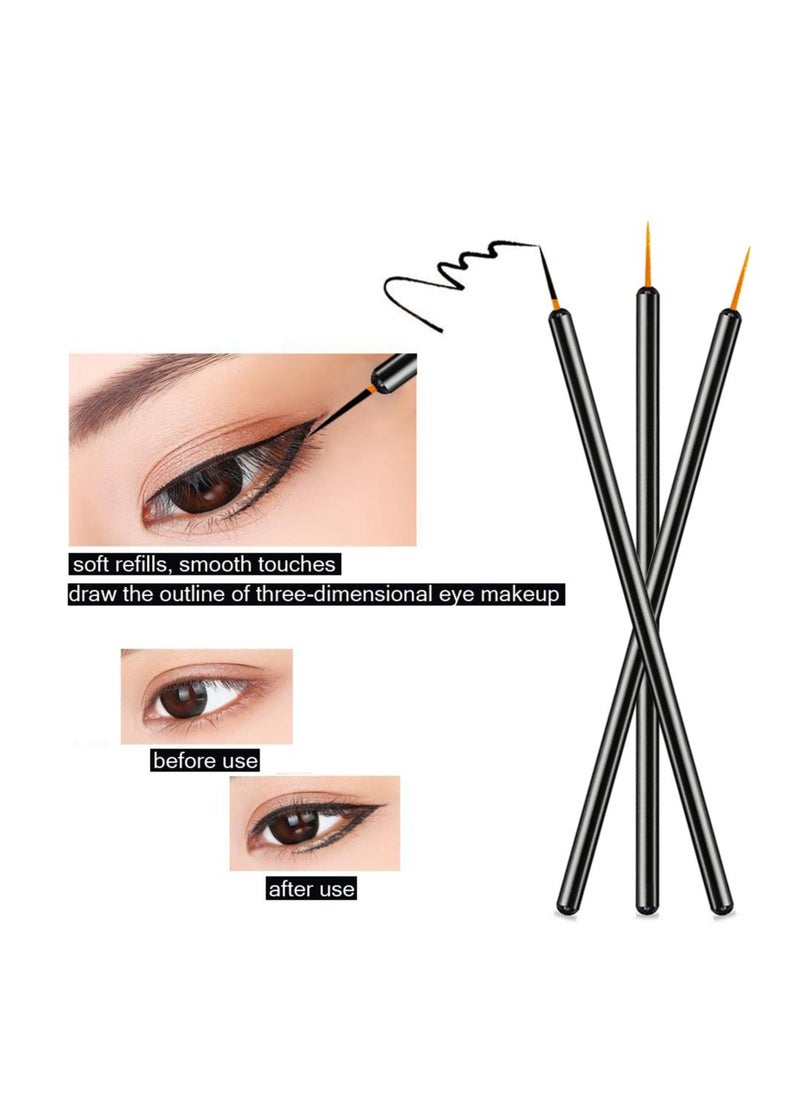 100 Pack Disposable Eyeliner Brush, JASSINS Eye liner Applicator Cosmetic Eye Wands Makeup Tool