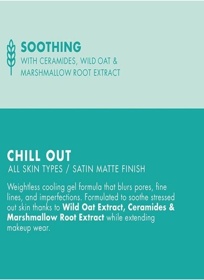 Milani Chill Out Soothing Face Primer - Silicone-Free Hydrating Formula with Wild Oat Extract - 30ml - Pre-Makeup Base for Smooth, Calm, and Refreshed Skin