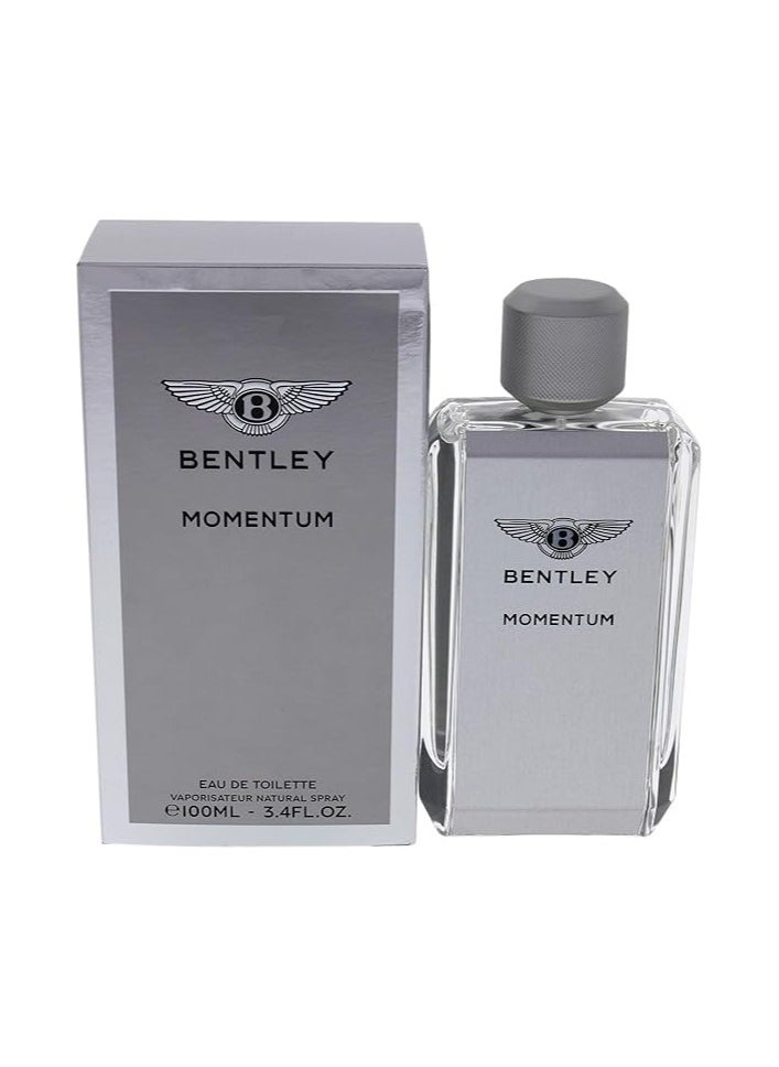 Bentley Momentum Eau De Toilette Spray for Men, 3.4 oz