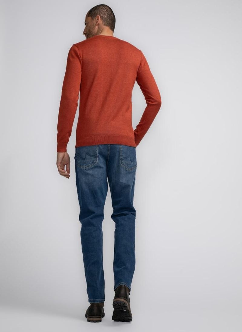 Men Knitwear V-Neck Basic