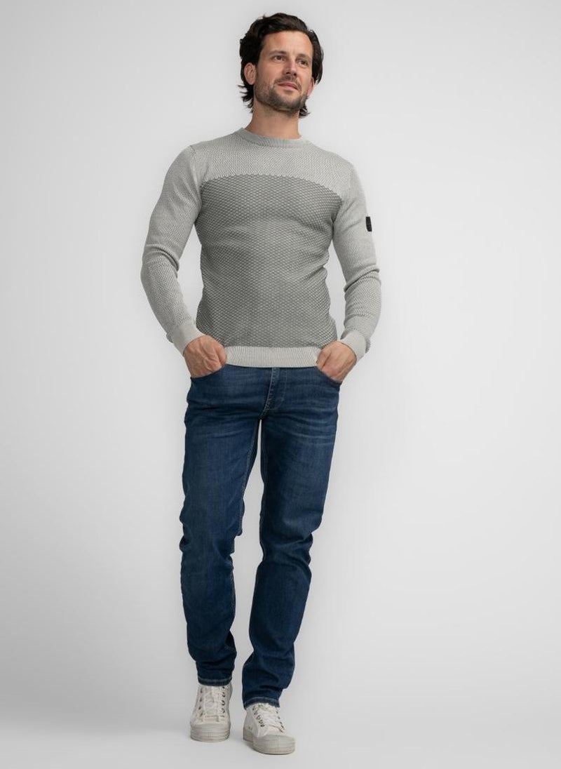 Men Knitwear Round Neck Basic