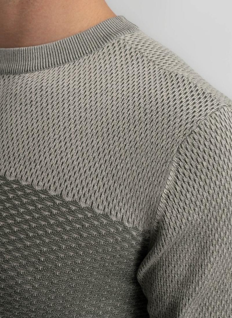 Men Knitwear Round Neck Basic