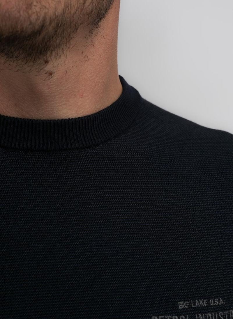 Men Knitwear Round Neck Basic