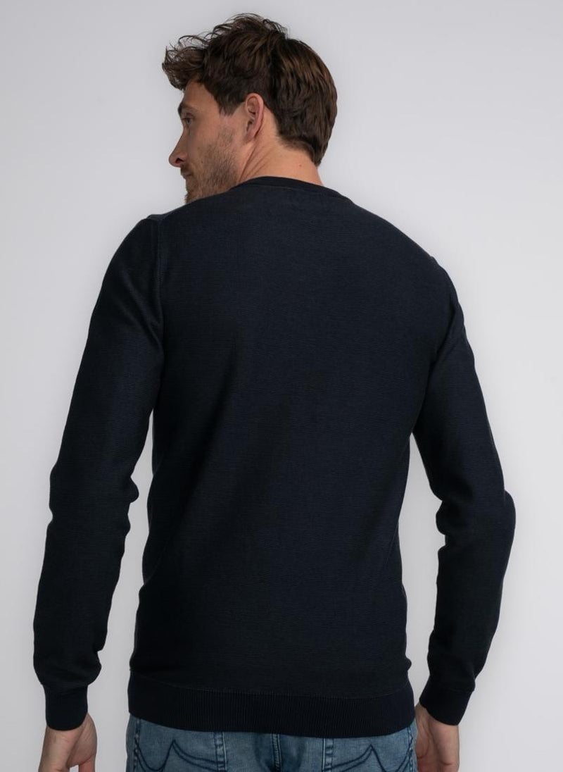 Men Knitwear Round Neck Basic