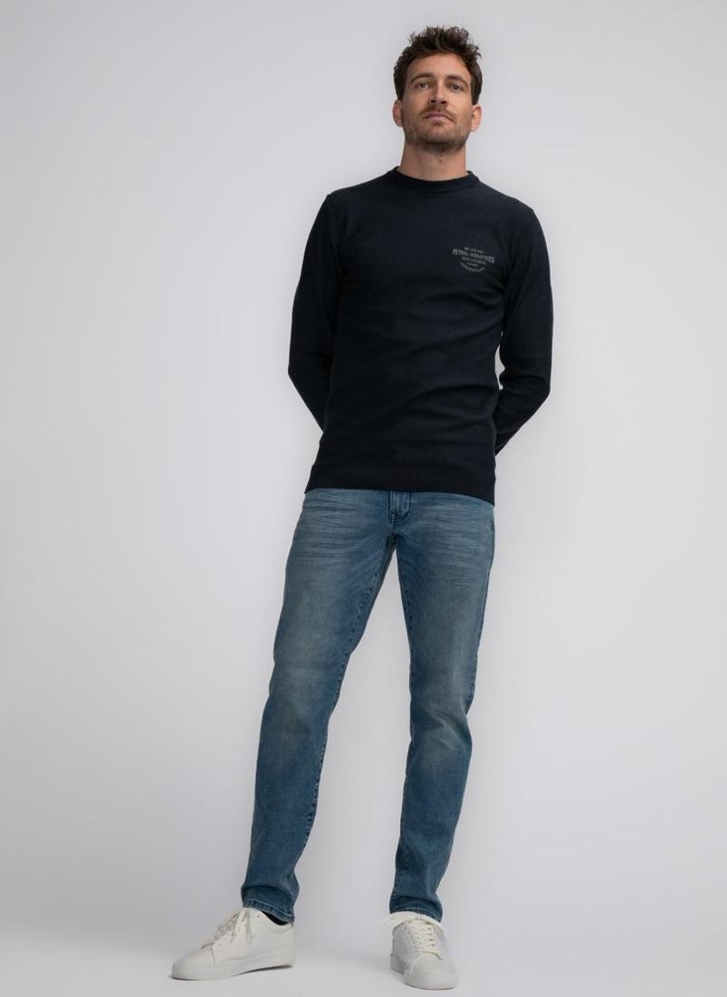 Men Knitwear Round Neck Basic