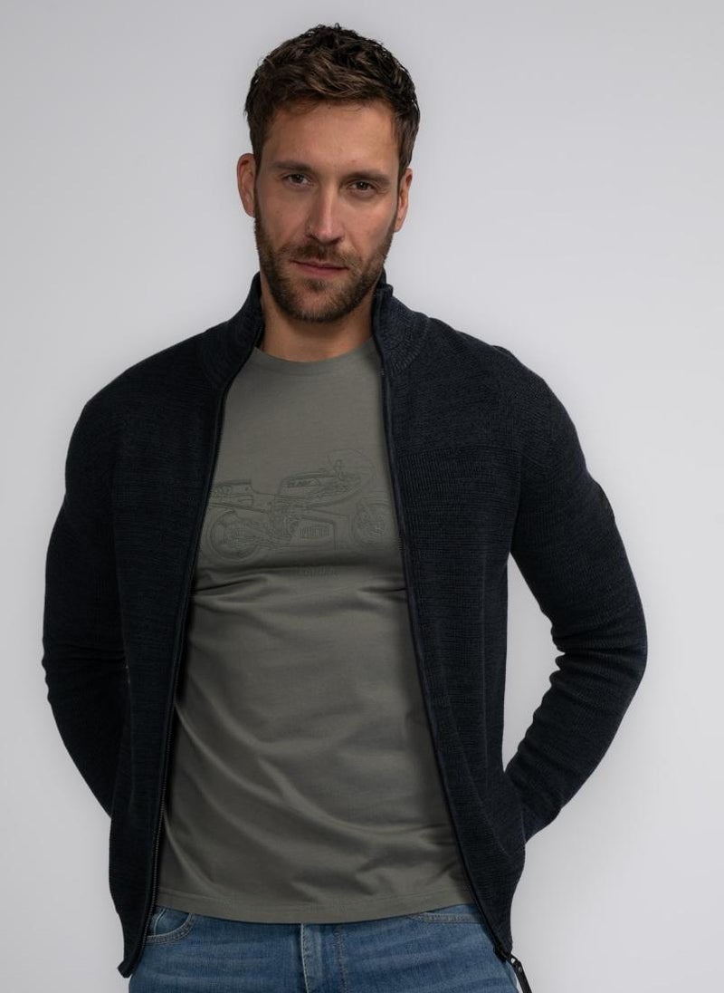 Men Knitwear Collar Cardigan