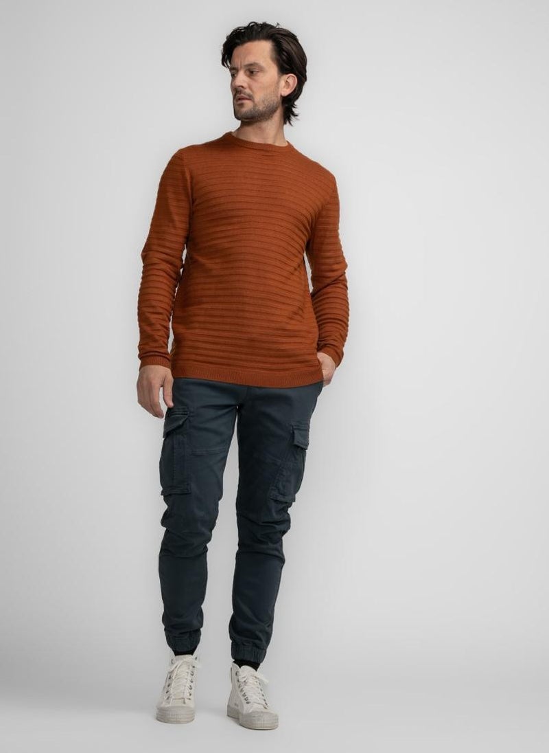 Men Knitwear Round Neck Basic