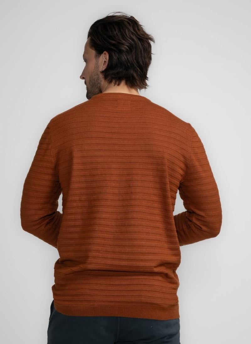 Men Knitwear Round Neck Basic