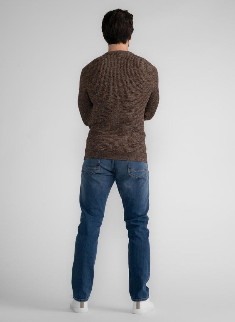 Men Knitwear Round Neck Basic