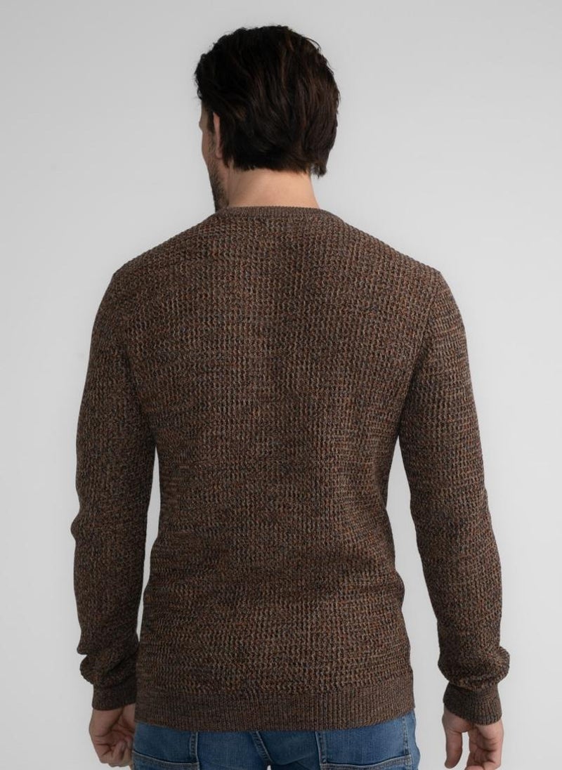 Men Knitwear Round Neck Basic