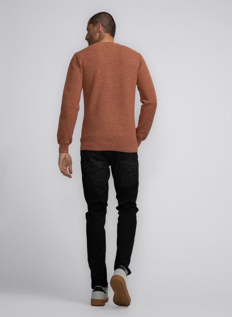 Men Knitwear Round Neck Basic