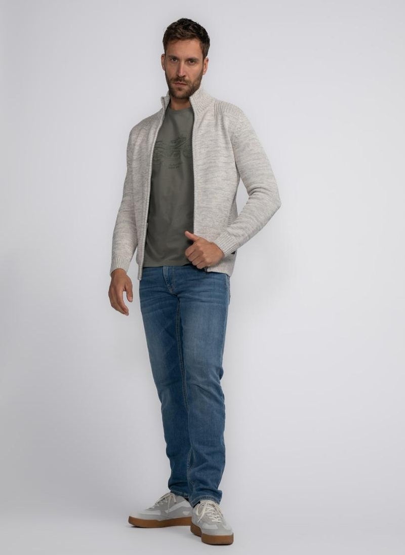 Men Knitwear Collar Cardigan