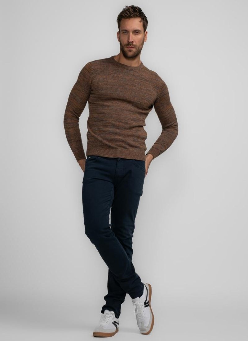 Men Knitwear Round Neck Basic