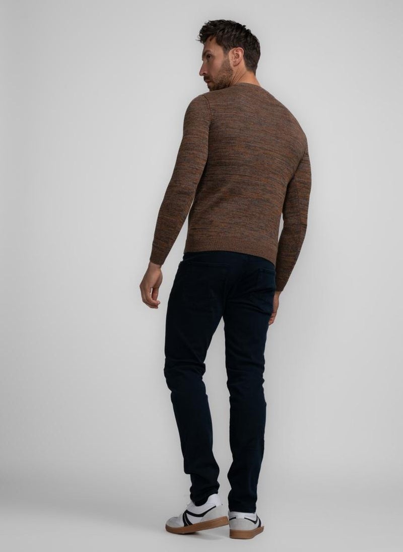 Men Knitwear Round Neck Basic