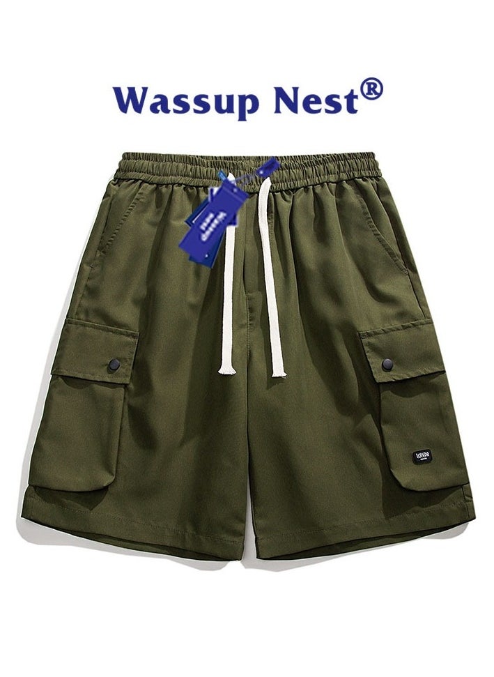 New WASSUP NEST Summer Thin Loose Casual Sports Shorts