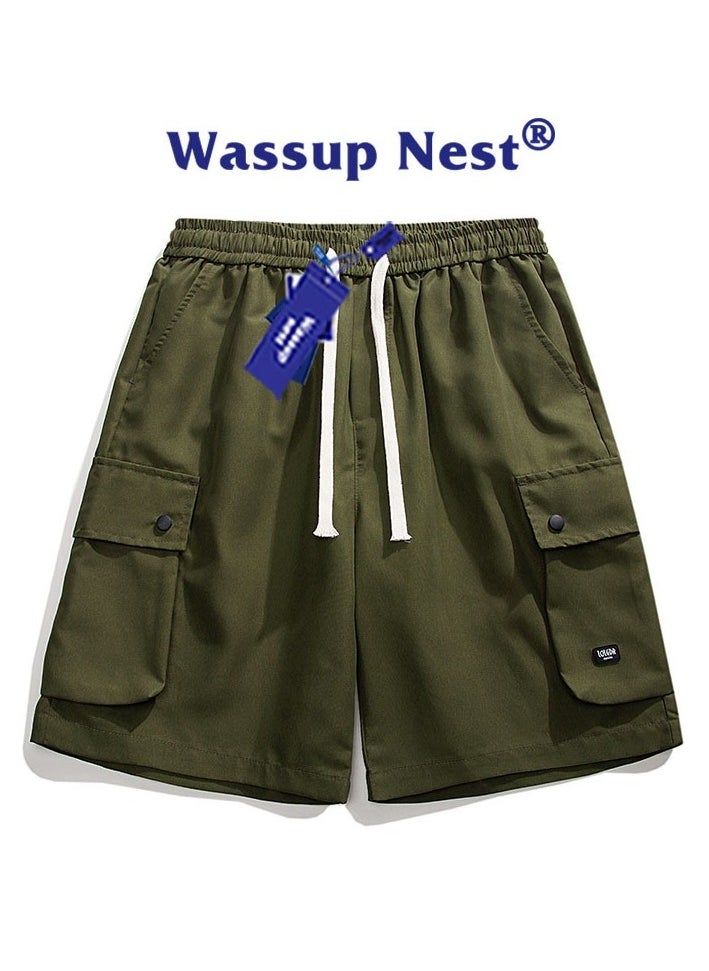 New WASSUP NEST Summer Thin Loose Casual Sports Shorts