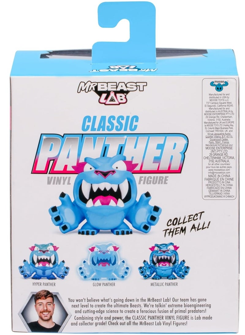 MrBeast Lab Collectible Vinyl Figures - Classic Panther - 3.5 Tall, Packaged in A Premium Display Box. 4 to Collect!