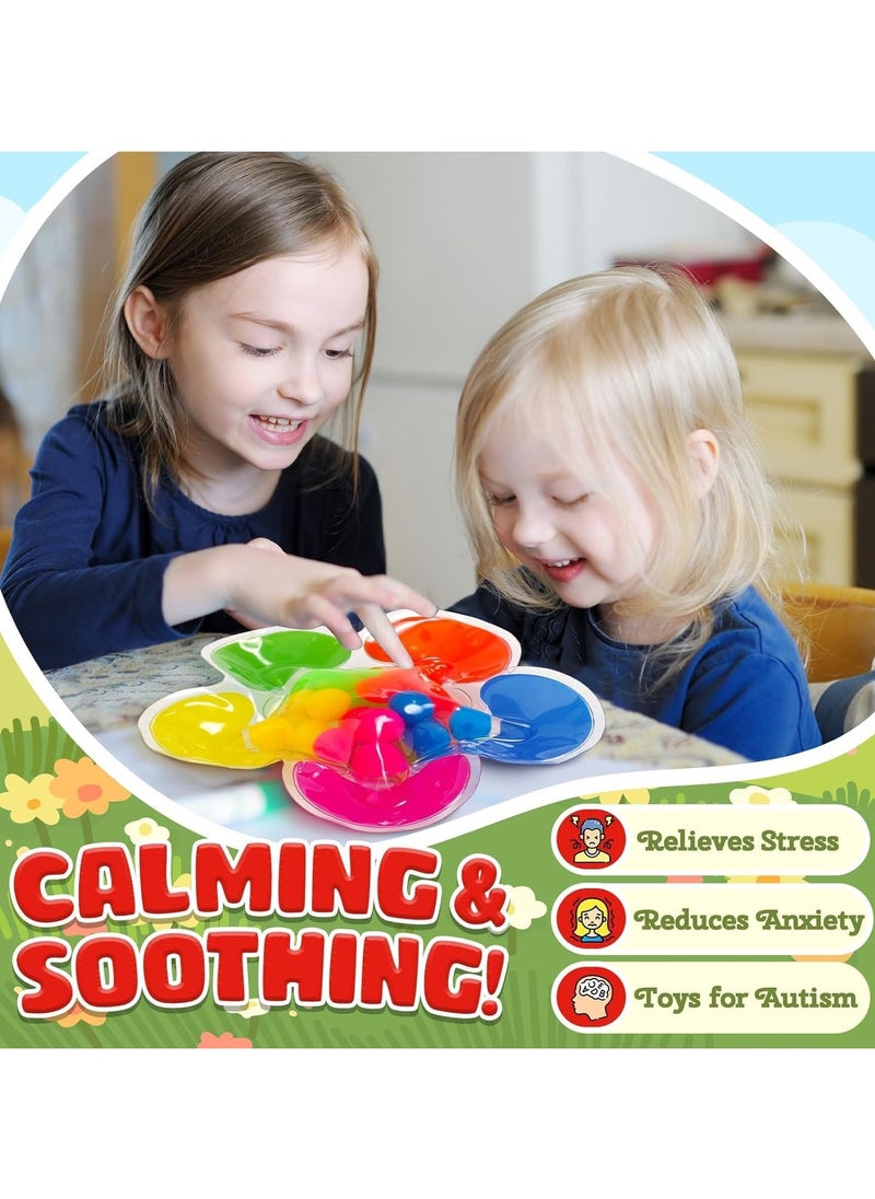 Color Sorting Toys Sensory Toys, Fine Motor Skills Game for Toddlers, Color Matching Toys Preschool Learning Activities Educational Calm Down Montessori Toys for Kids Boys Girls Ages 1 2 3 As Gifts