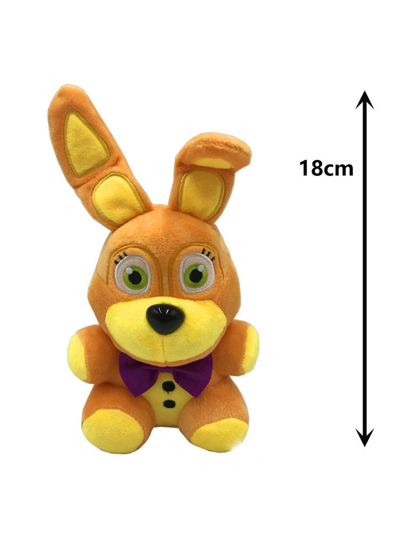 Five Nights at Freddy's Plush Toy Birthday Gift Collectible Figure - 18cm Yellow Rabbit