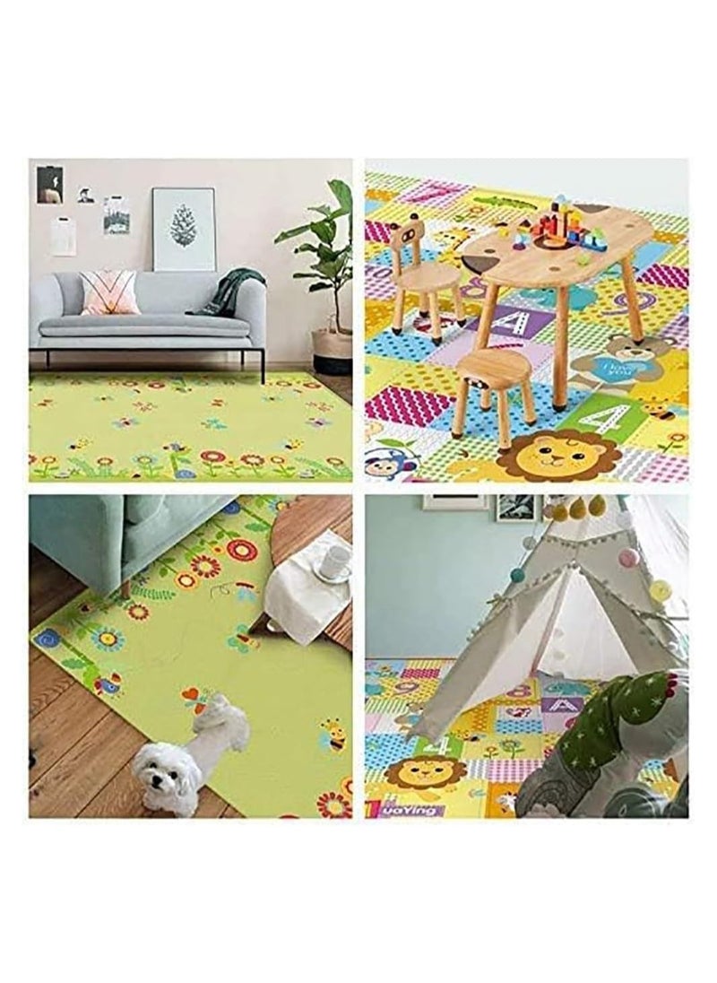 Baby Crawling Mat, Non-Toxic, Double-Sided Waterproof Floor Mat for Toddler Boys and Girls - Safe and Stylish Playtime Adventure