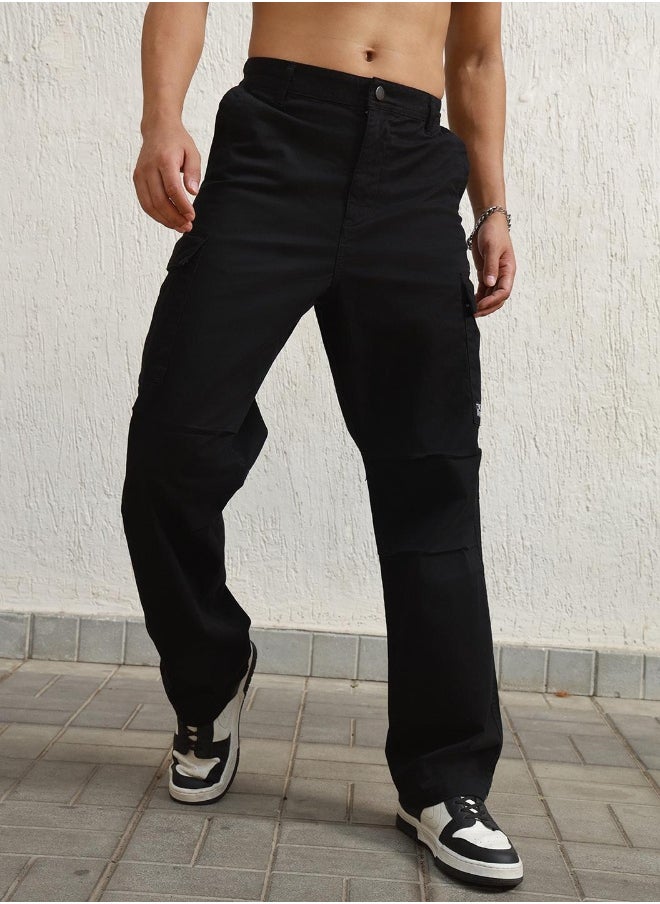 Men Black Trousers