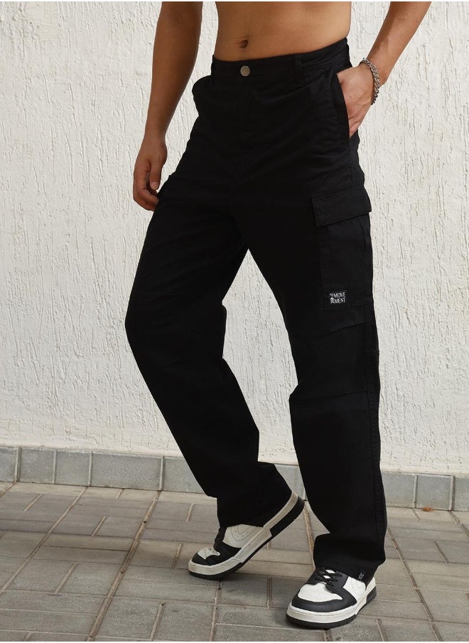 Men Black Trousers